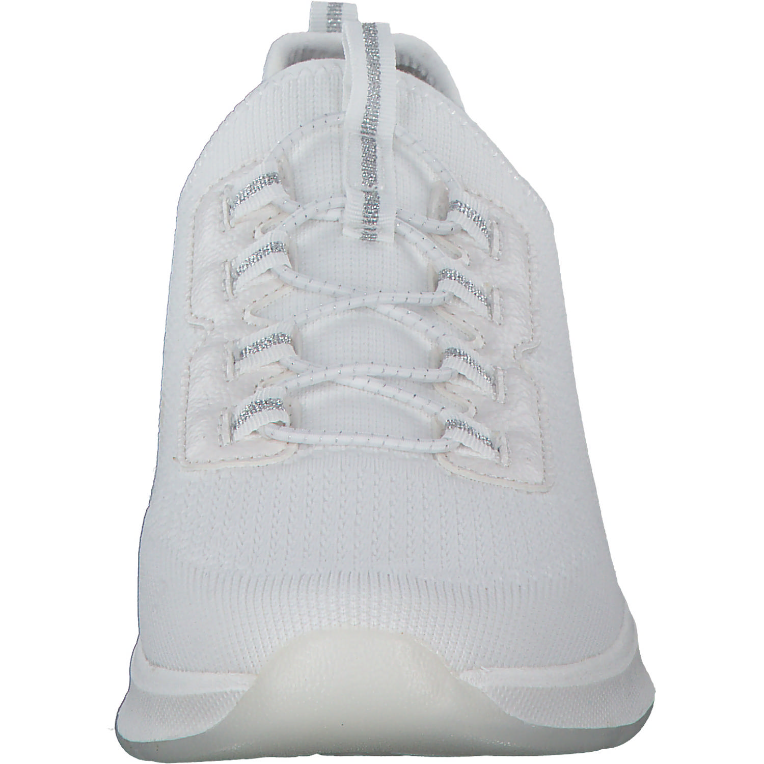 Jana Shoes 24761, Schnürschuhe, Damen, white