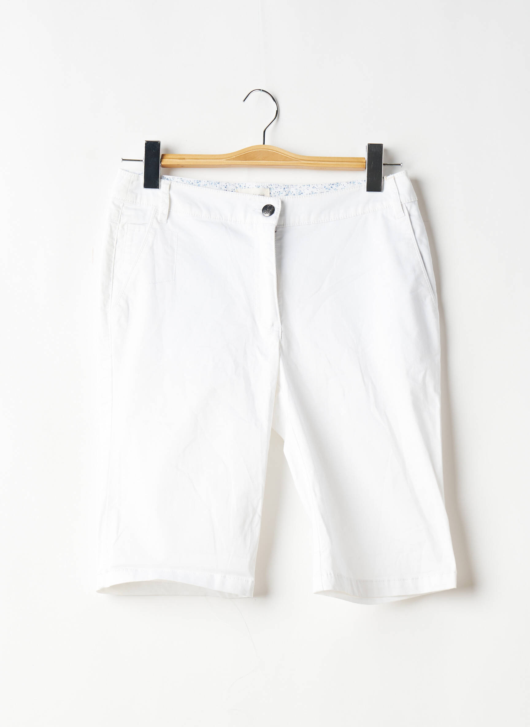 Fleur De Sel Bermudas Femme couleur blanc