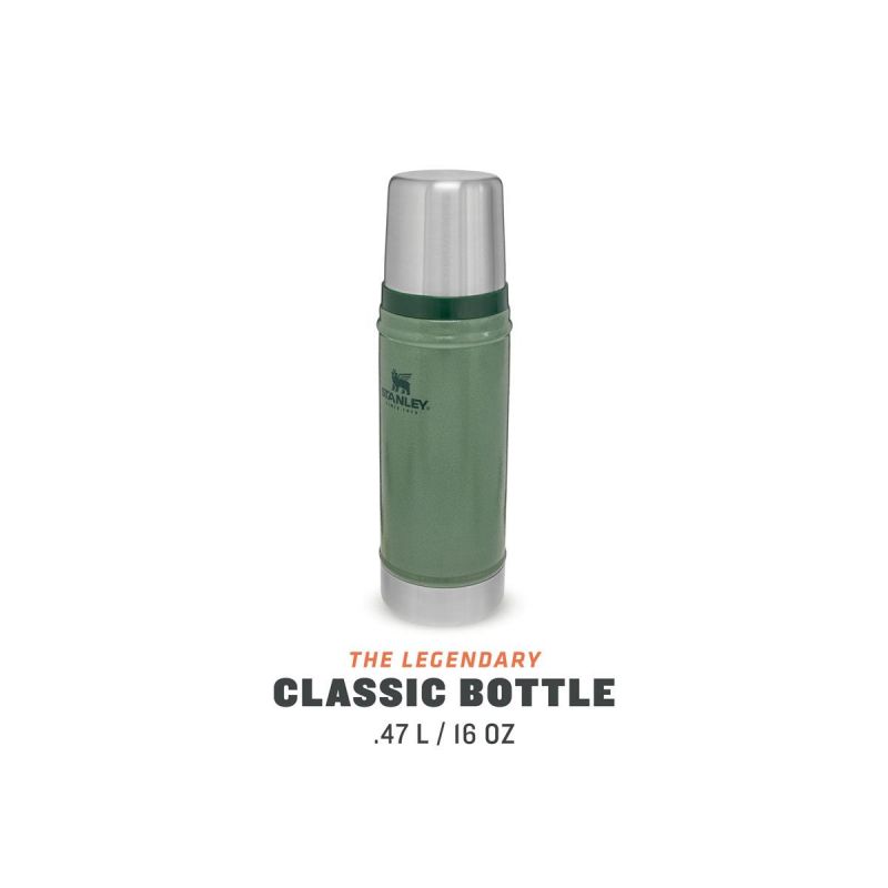 Stanley Thermoflasche, Classic Legendary Bottle Xsmall 16oz \/ 470ml Hammertone Green
