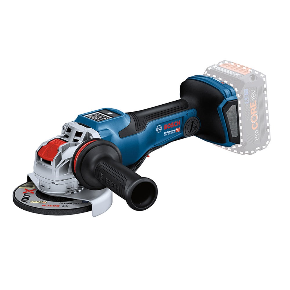 Esmerilhadeira angular sem escova BOSCH 18V BITURBO 125mm Skin GWX 18V-15 PSC 06019H6G00