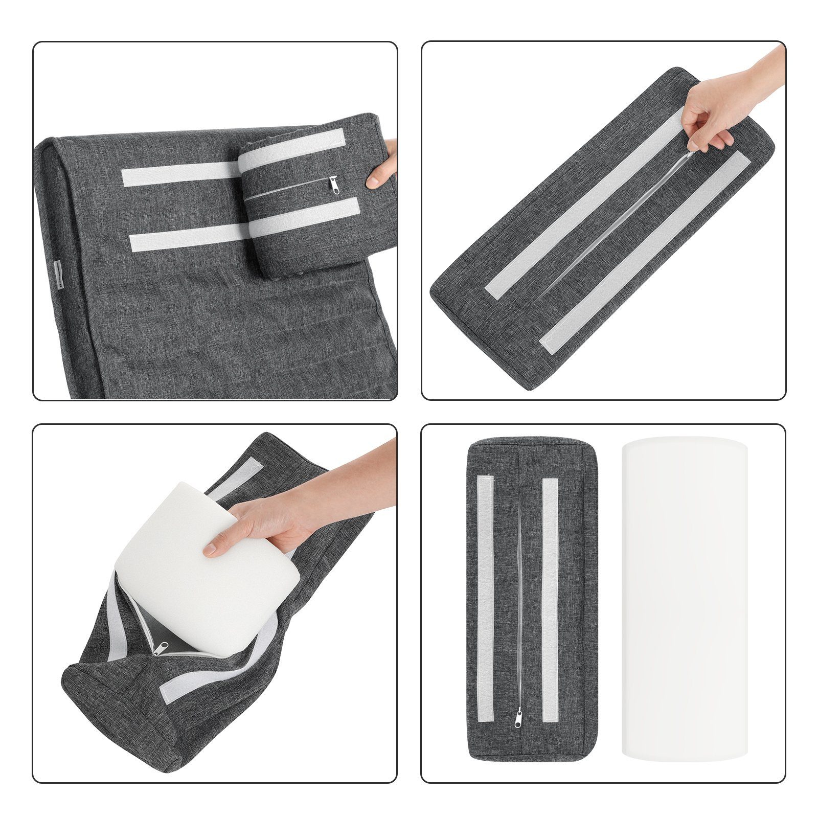 SONGMICS Relaxsessel Relaxstuhl, ußstütze verstellbar, bis 150kg belastbar