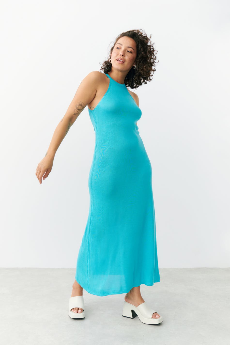 Knitted maxi dress