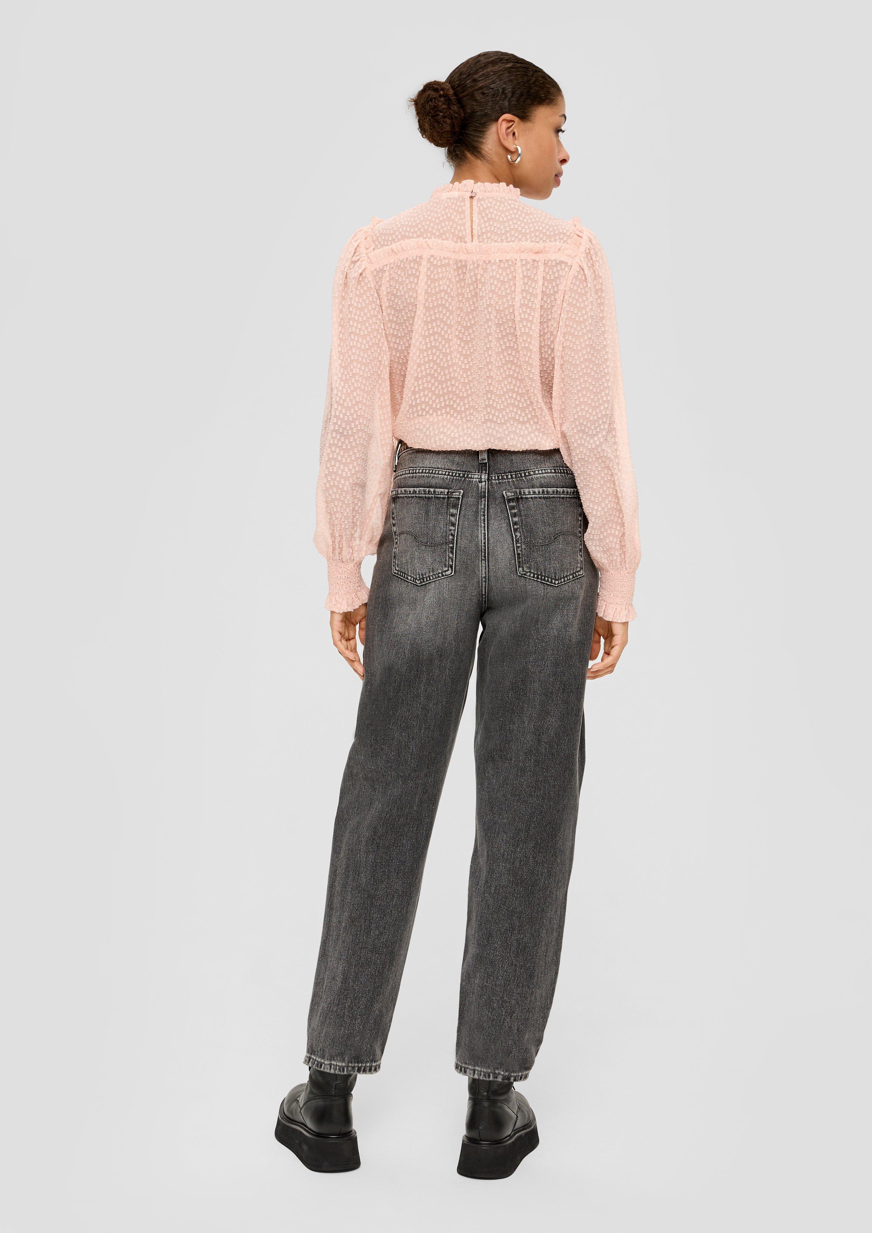 Chiffon Bluse mit Dobby-Struktur  2138142-2013