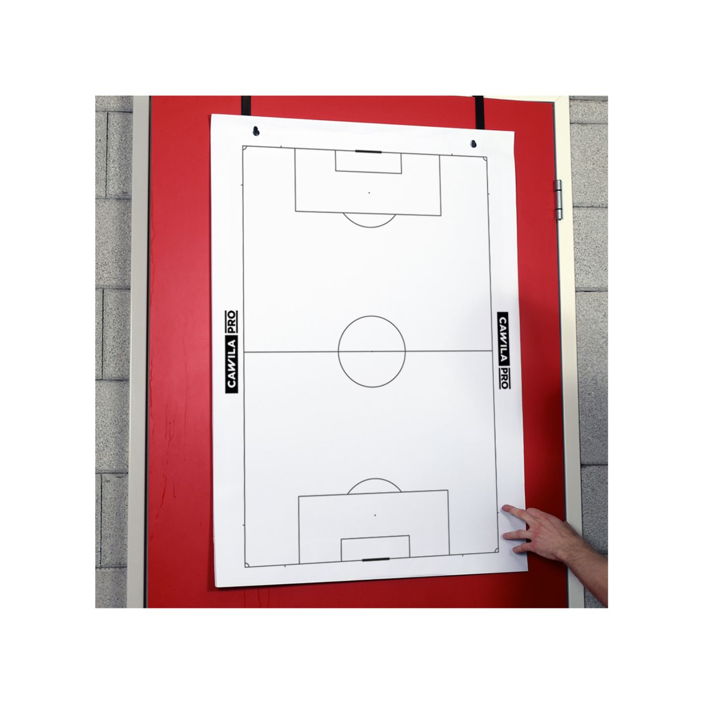 Cawila PRO Flipchartblock | Fußball | 20 Blatt | Weiss