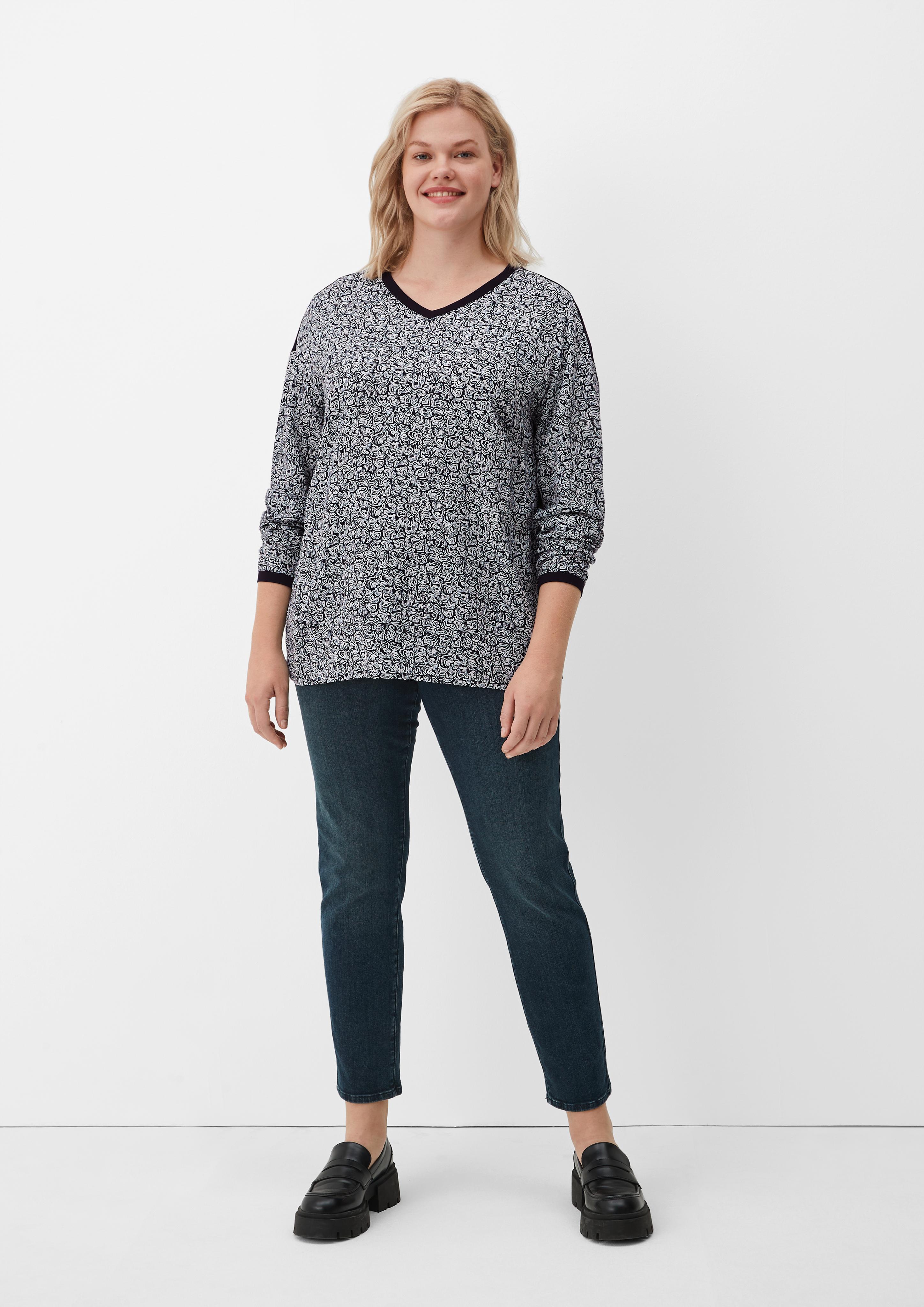 Shirt mit V-Neck  2121629-59A2