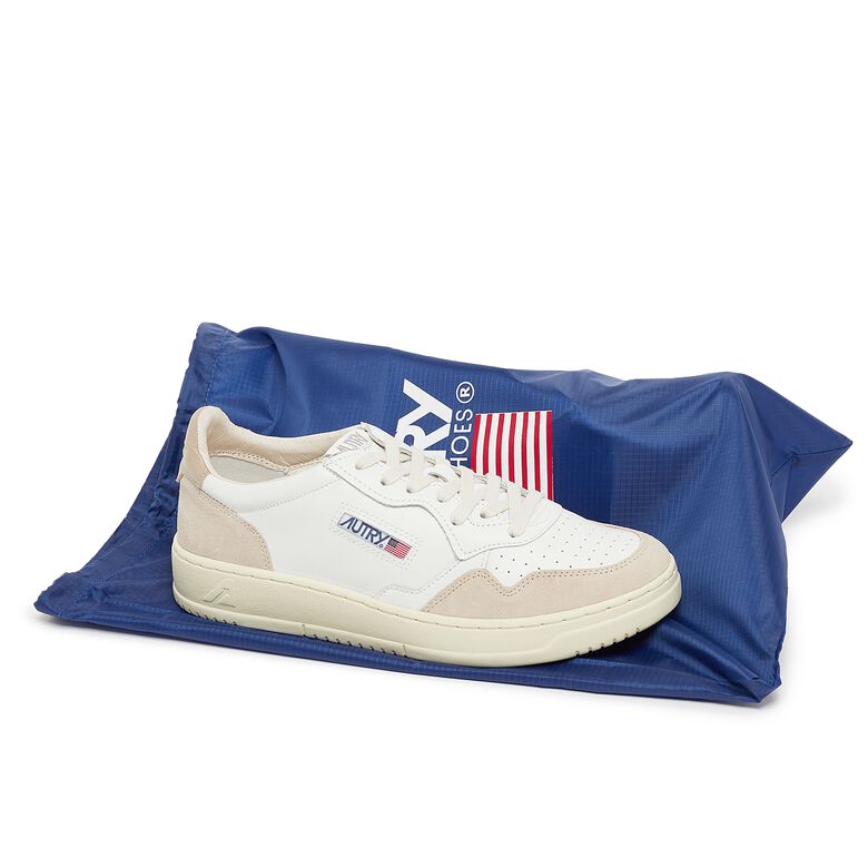 Autry Medalist Low LS58 leat/suede wht/pepper