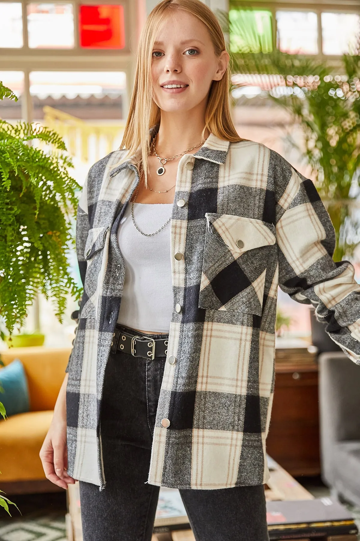 Olalook  Hemd - Schwarz - Relaxed Fit