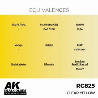 AK - Real Colors - Standard - Clear Yellow (17ml)