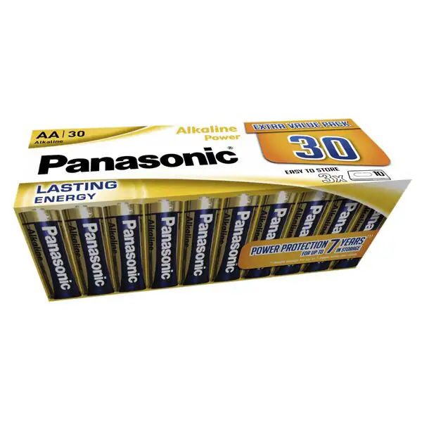 Panasonic AA-paristot 30 kpl