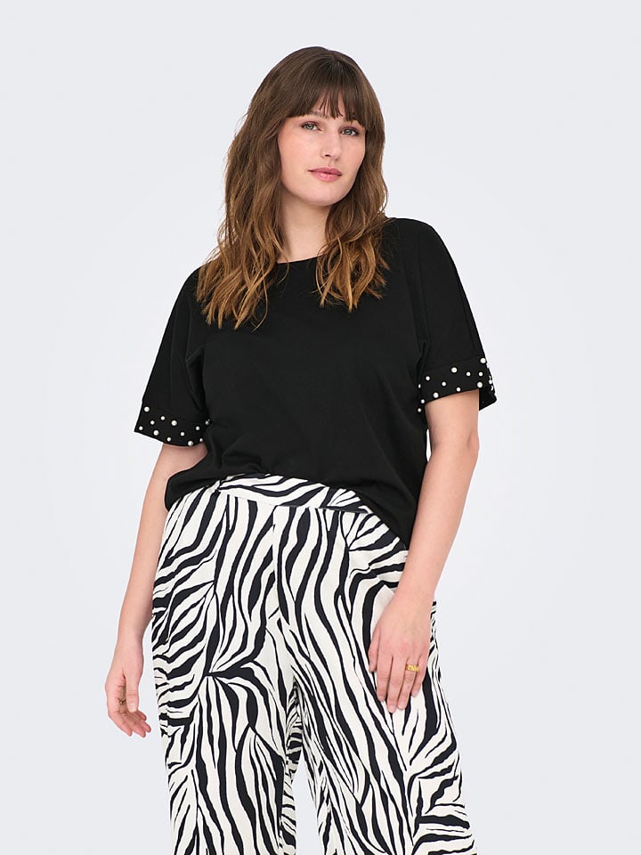 ONLY Carmakoma Shirt in Schwarz günstig kaufen
