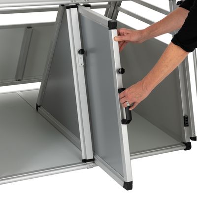Autohundebox AluRide Doppelbox