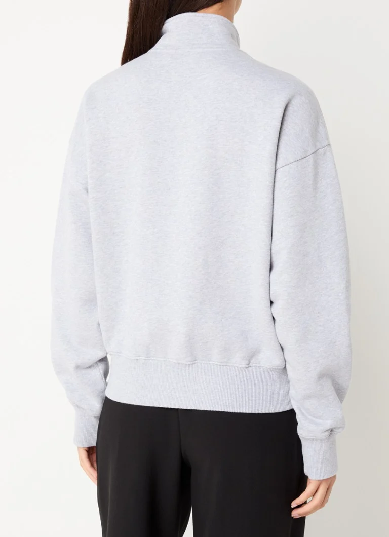 Maglione OLAF in stile retrò con logo e mezza zip