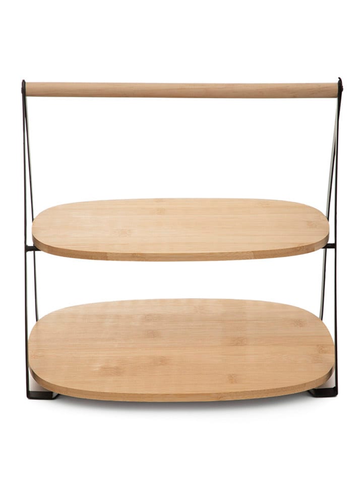 Homla Etagere ''Bambou'' in Beige - (B)28 x (H)27,5 x (T)25 cm günstig kaufen onesize
