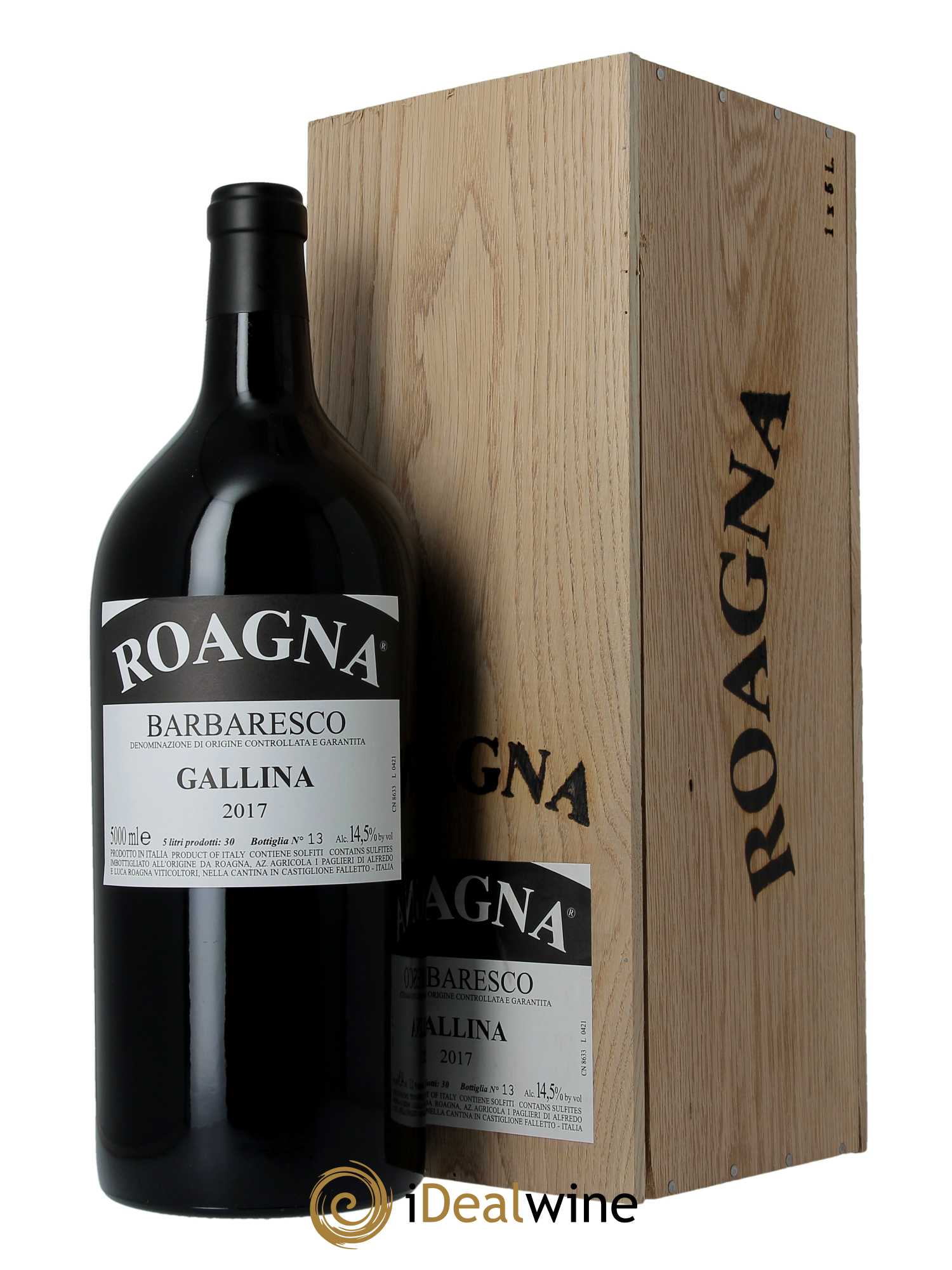 Barbaresco DOCG Gallina Roagna  2017 - Lot de 1 Jeroboam