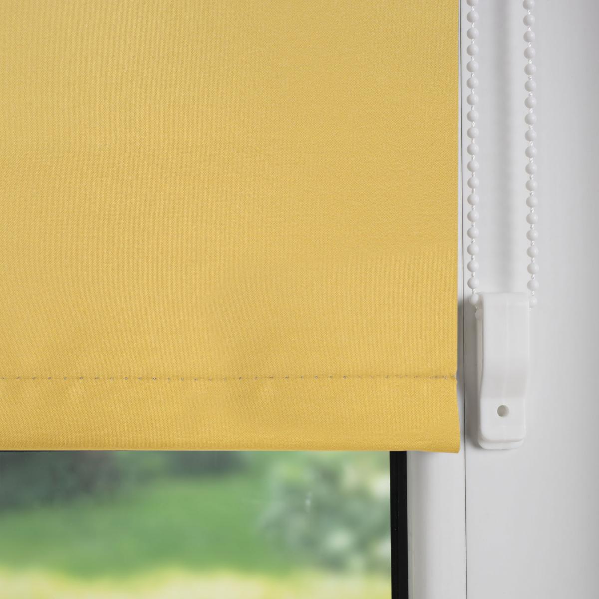 Bella Casa Klemmfix-Rollo Verdunkelung, 60 x 150 cm, Farbverlauf apricot