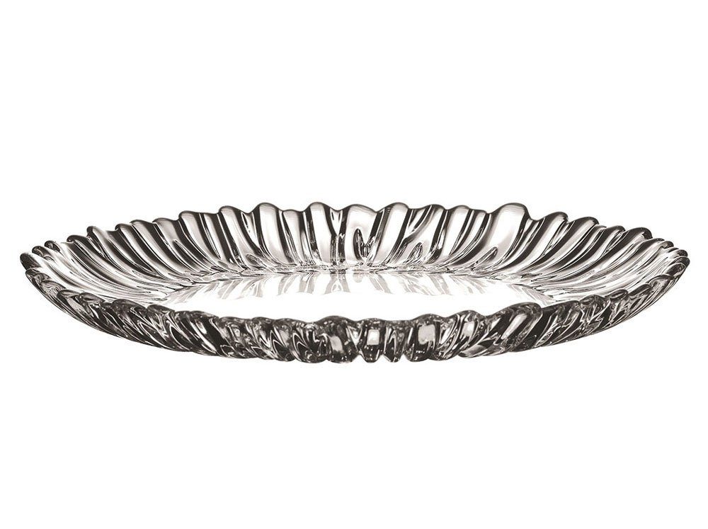 Pasabahce Kuchenplatte Aurora PB-10499 Serviceplatte 31,5cm Servierteller Kuchenplatte aus Glas, (1-tlg)