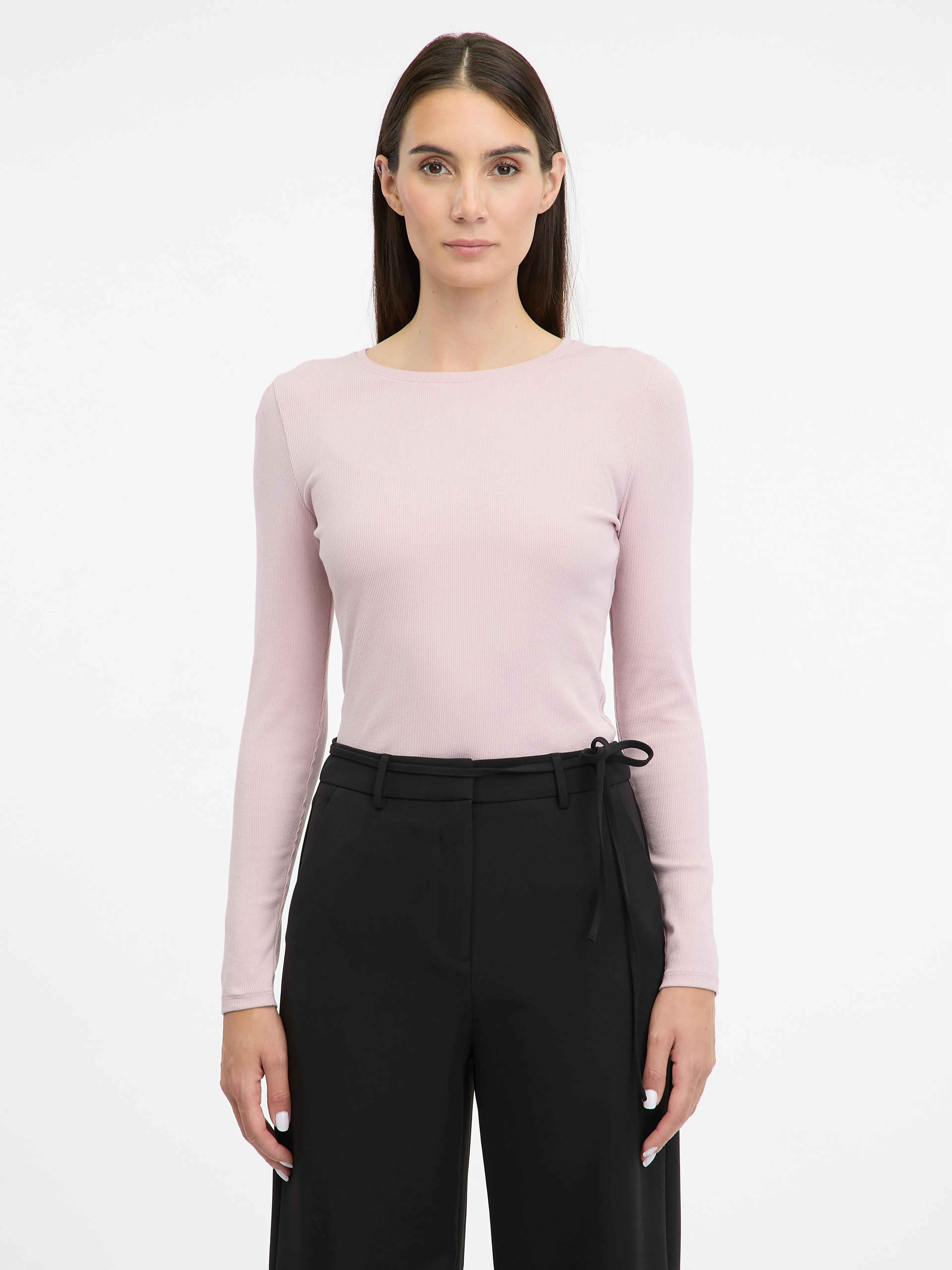 Hellrosa Damen-Langarm-T-Shirt ORSAY