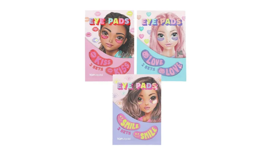 TOPModel Augenpads bedruckt BEAUTY and ME sortiert