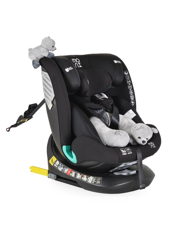Moni Kindersitz Serengeti i-Size in schwarz günstig kaufen onesize