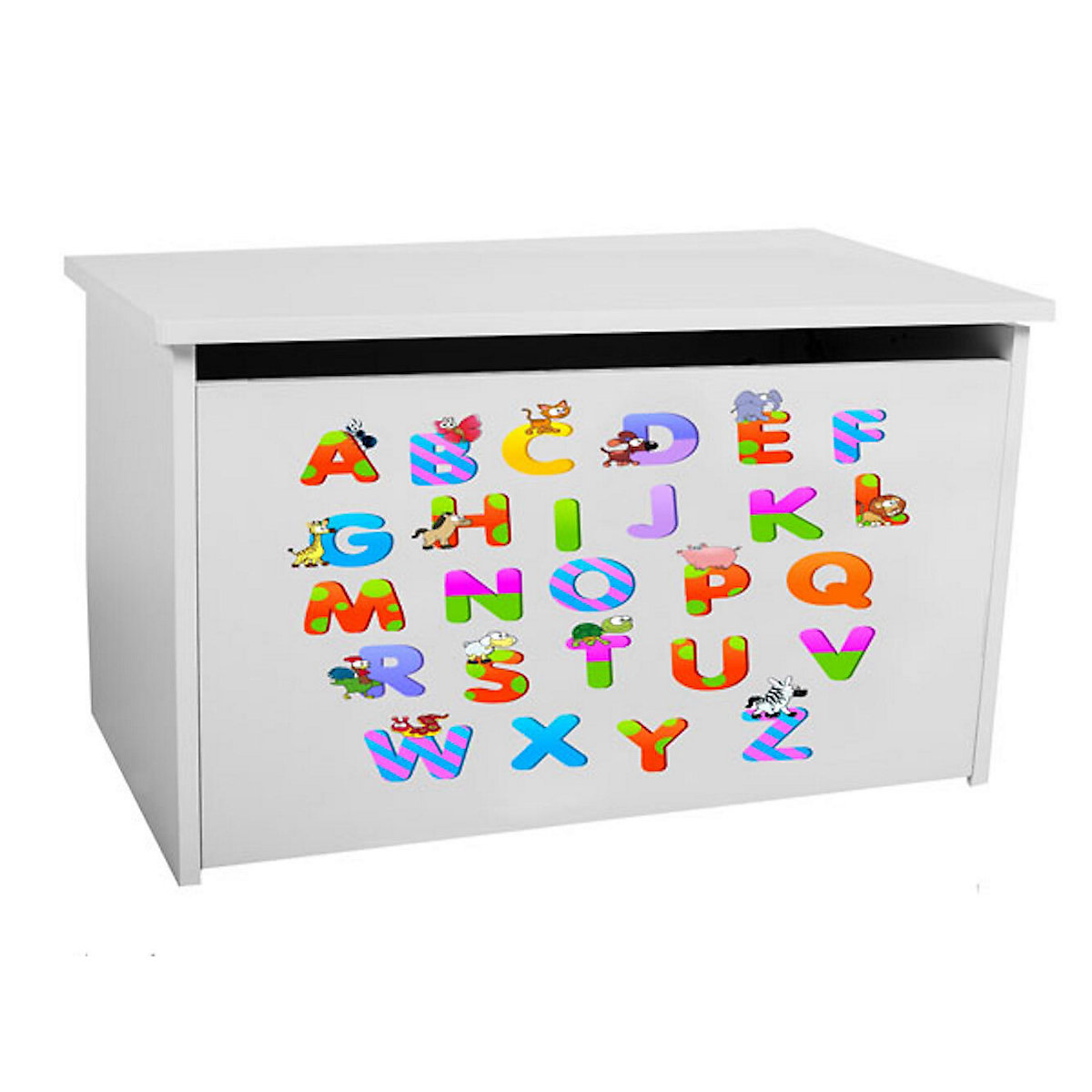 Spielzeugtruhe Sitztruhe Daria 73cm Motiv wählbar mit 1 Klappe