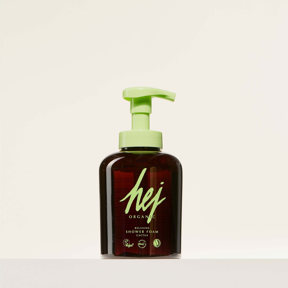 hej organic RELAXING SHOWER FOAM Mousse douche