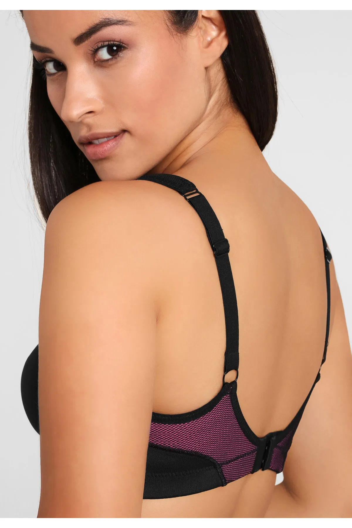 HIS  Sport-BH - Rosa - Unifarben