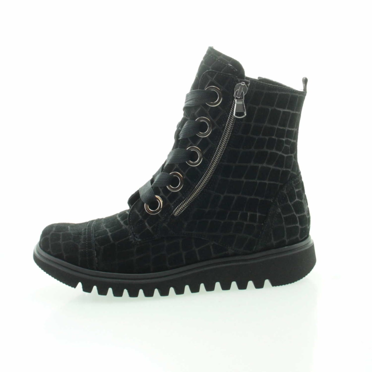 WALDLÄUFER Winterstiefel schwarz