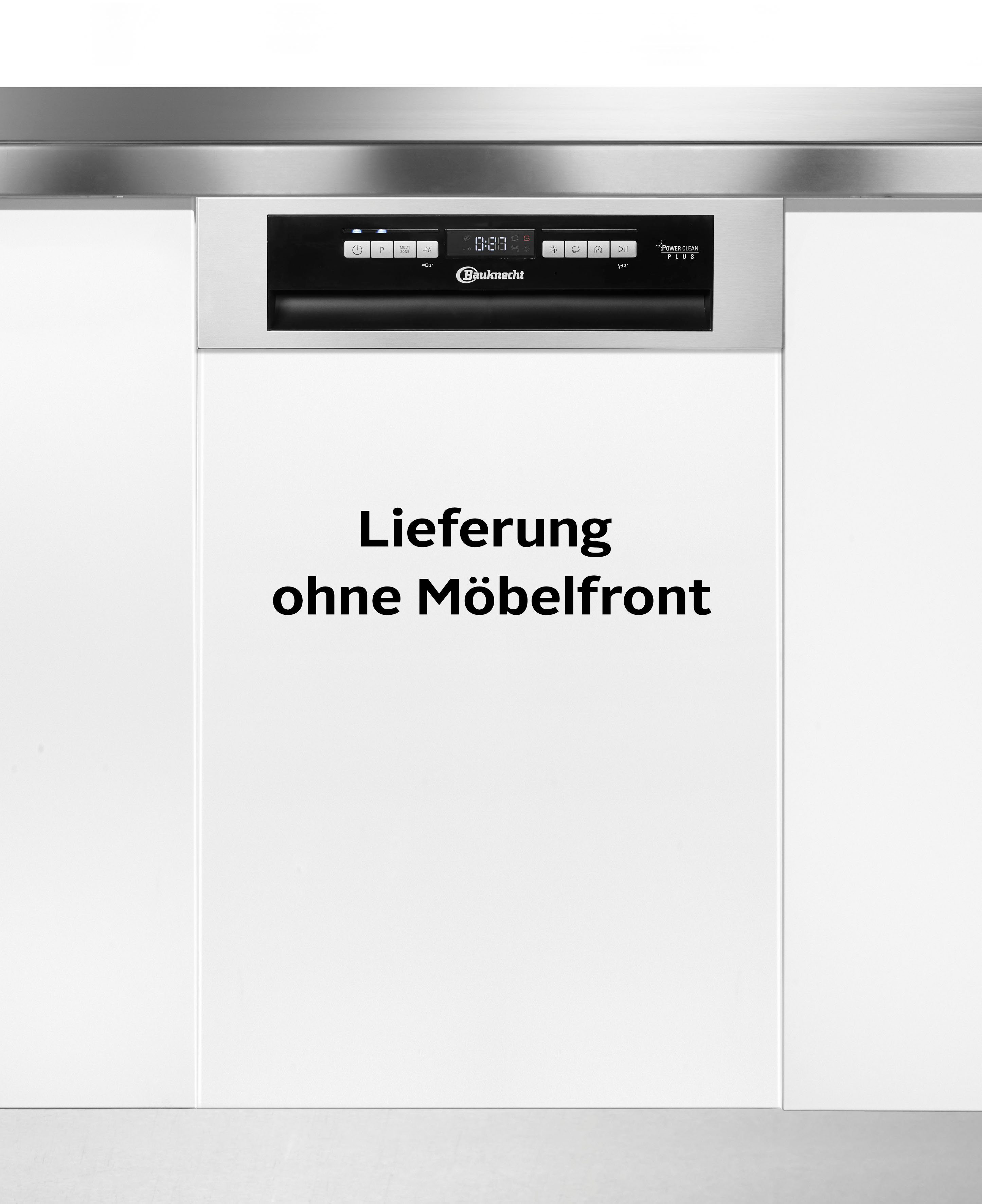 BAUKNECHT teilintegrierbarer Geschirrspüler, BSBO 3O23 PF X (2), 10 Maßgedecke