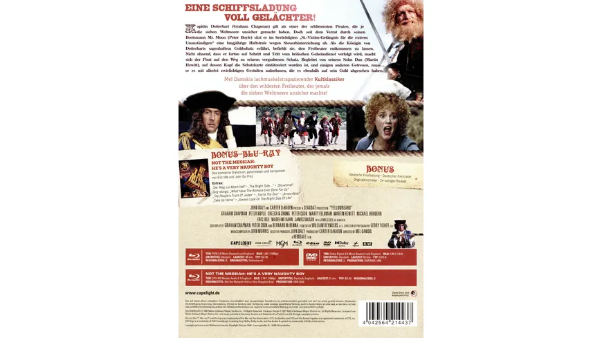 Monty Python auf hoher See (Dotterbart) - 3-Disc Limited Collector's Edition im Mediabook ( + DVD + Bonus-Blu-ray)