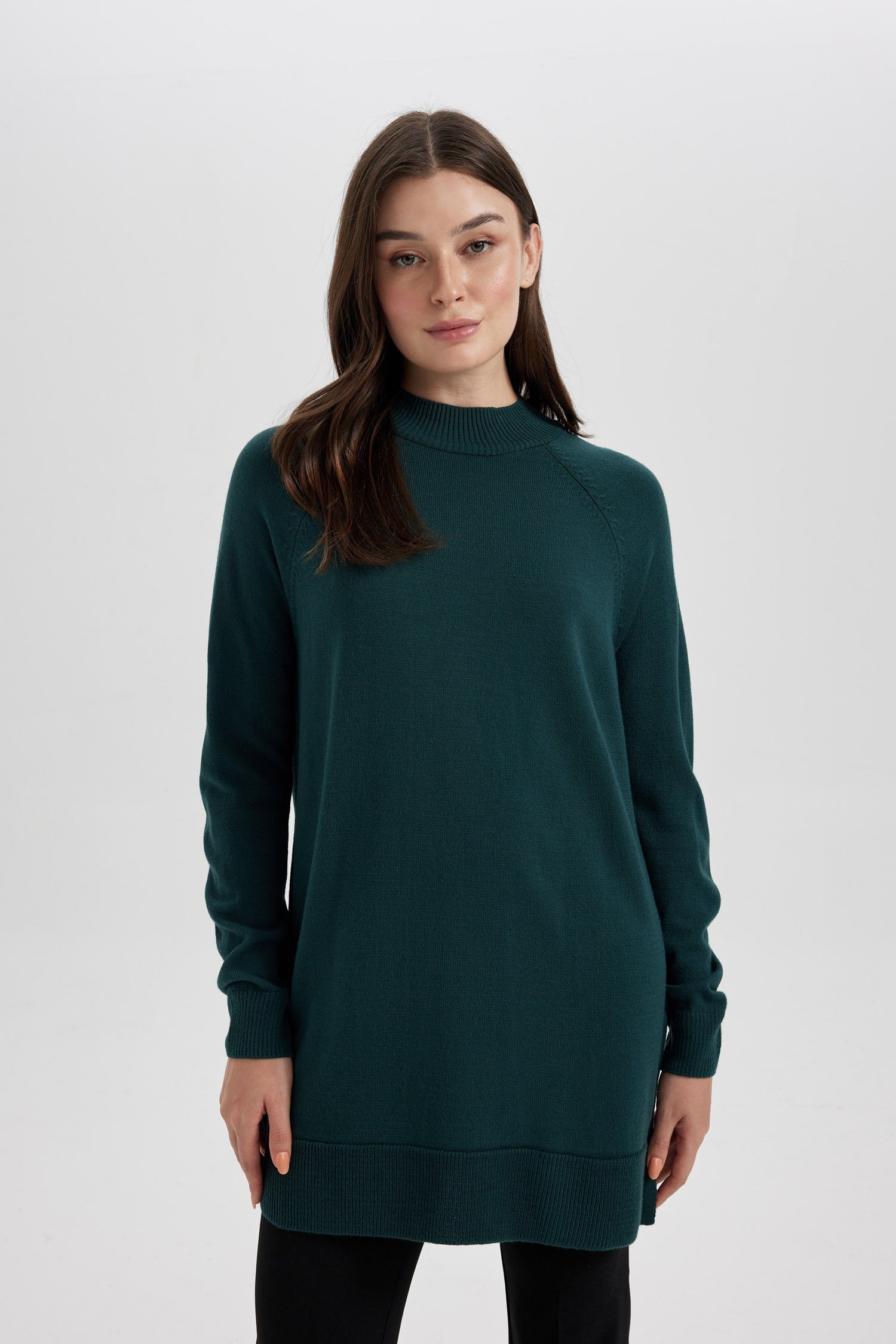 DeFacto Stricktunika Damen Stricktunika REGULAR FIT