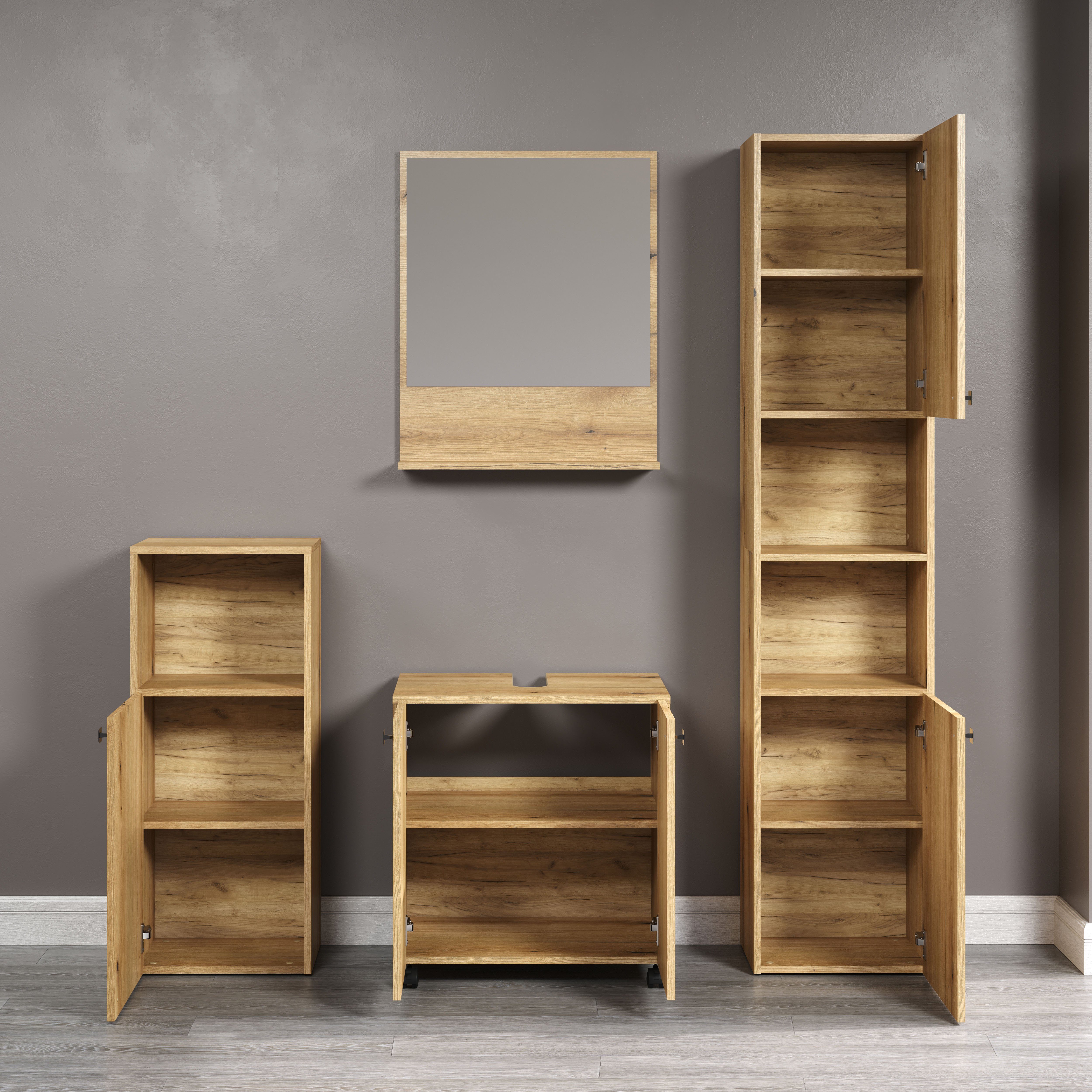 welltime Badezimmer-Set, (4-St)