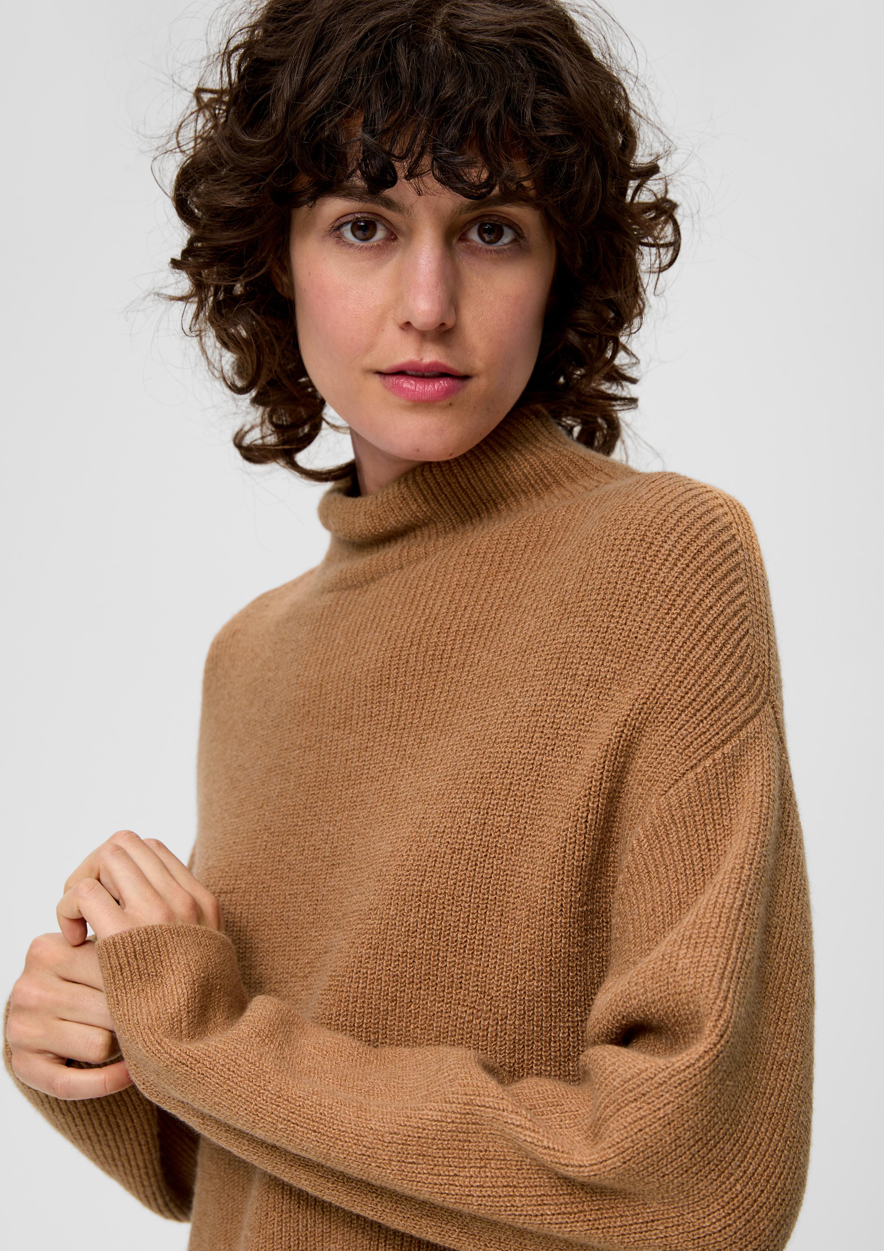 Strickpullover mit Stehkragen  2137202-84W5
