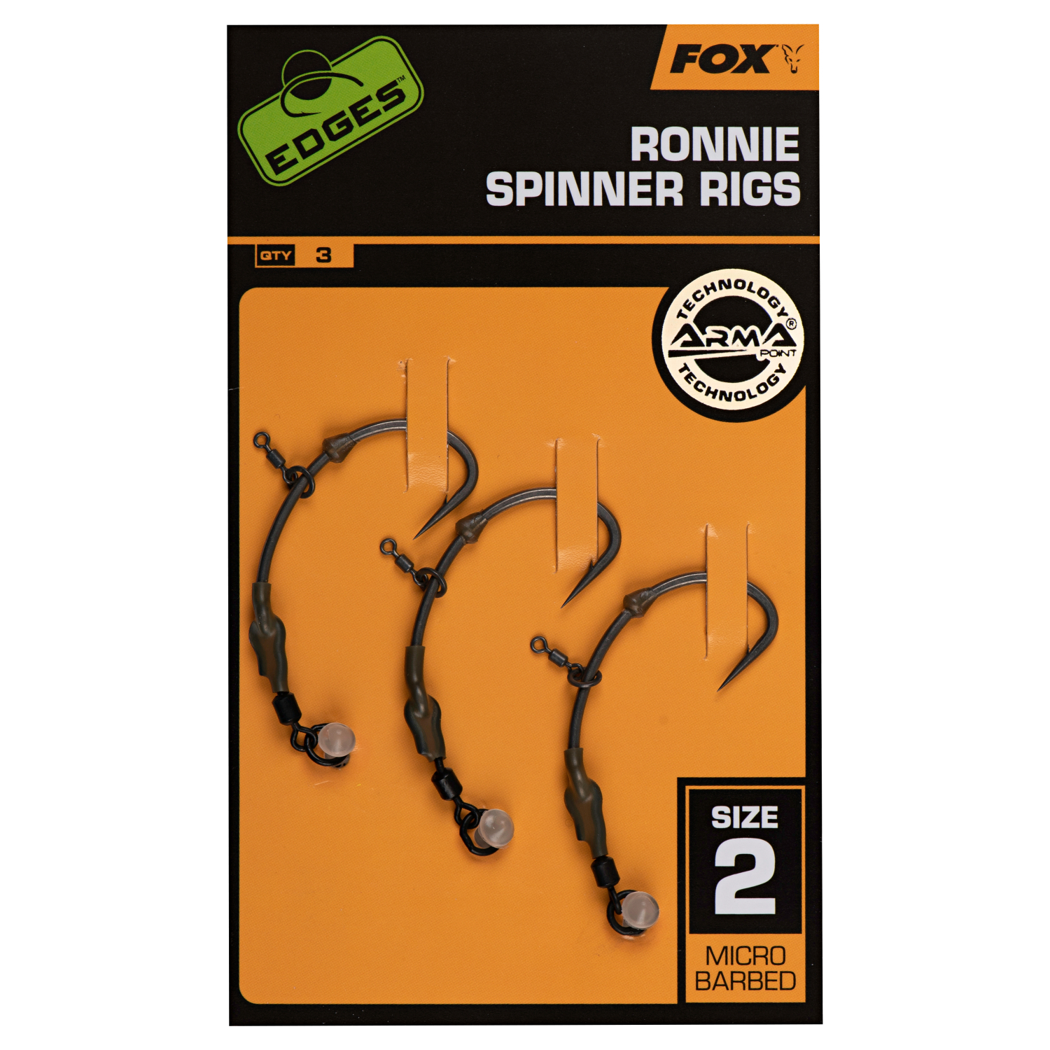 Fox Carp Eges Ronnie Spinner Rigs Medium Curve
