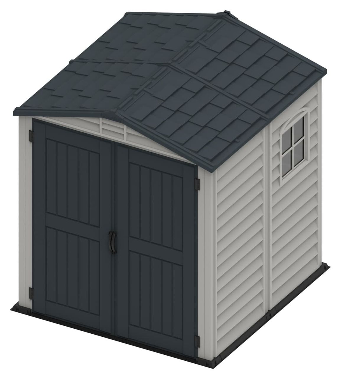 Duramax Kunststoffgerätehaus STOREMATE Plus 6x6´, 3,6 m² - Grau   Fußboden DURAMAX 30425