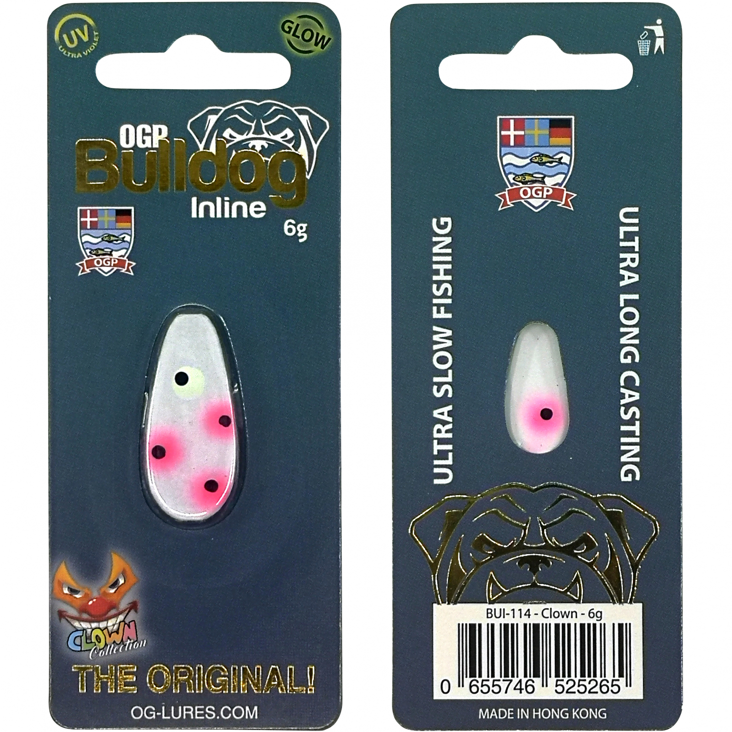 OGP Kunstköder Bulldog Inline (Clown)