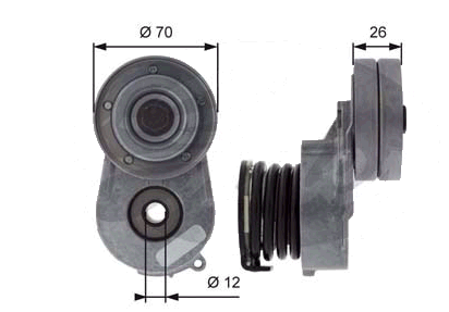 SNR Spannelement Opel GA353.64 - ATU