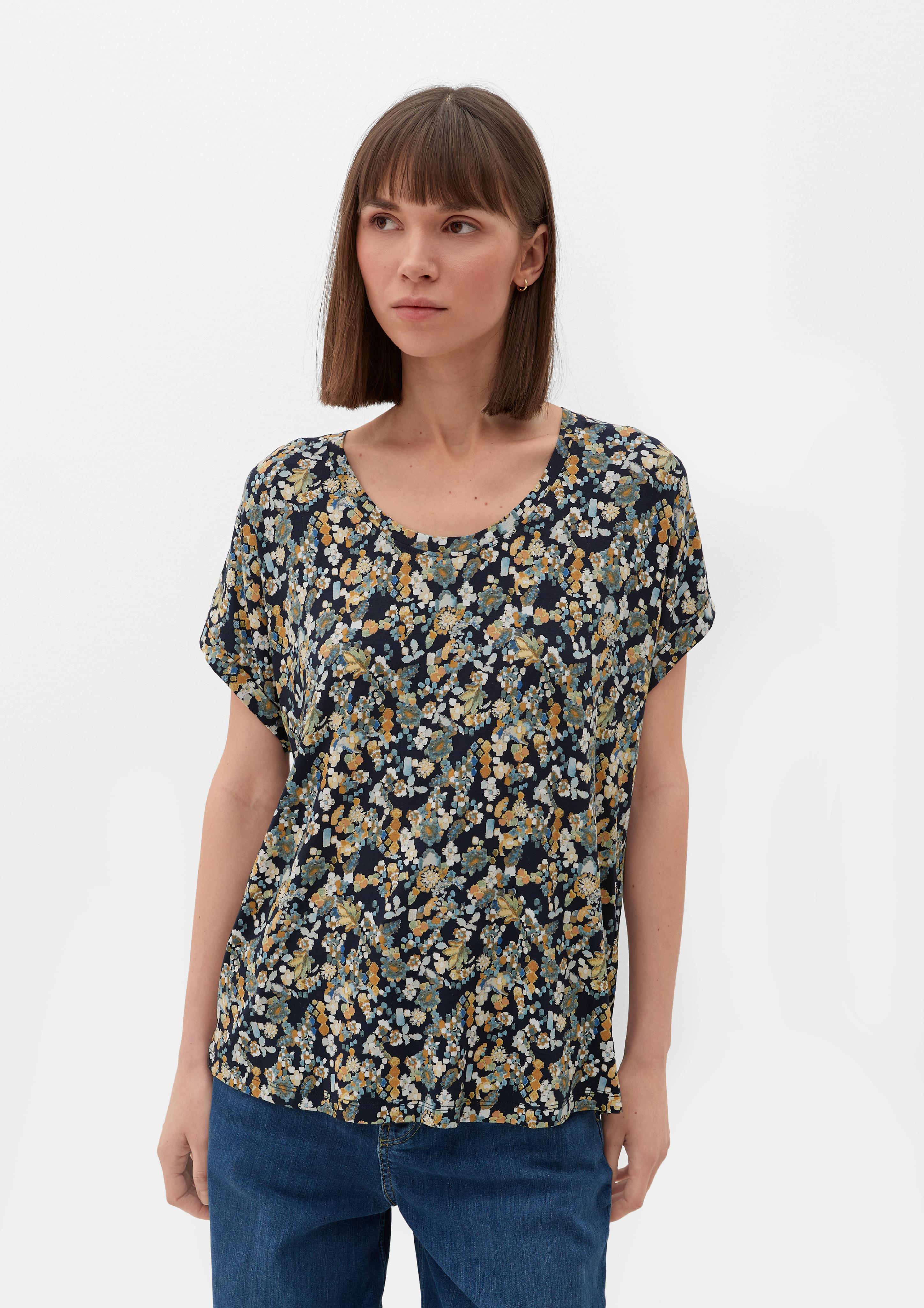 T-Shirt aus Viskosemix  2129616-59A0