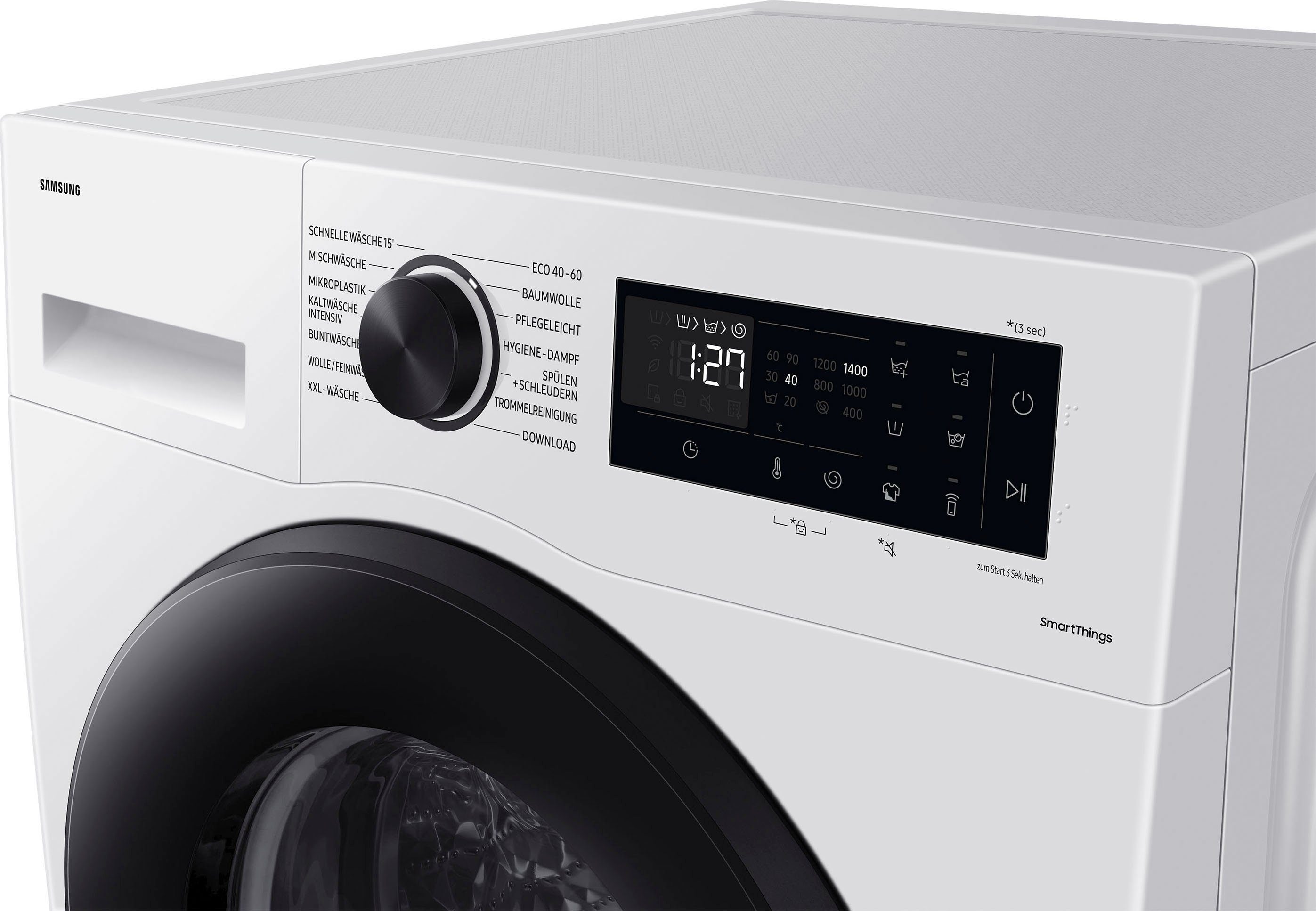Samsung Waschmaschine WW5000C WW9ECGC04AAE2019, 9 kg, 1400 U/min