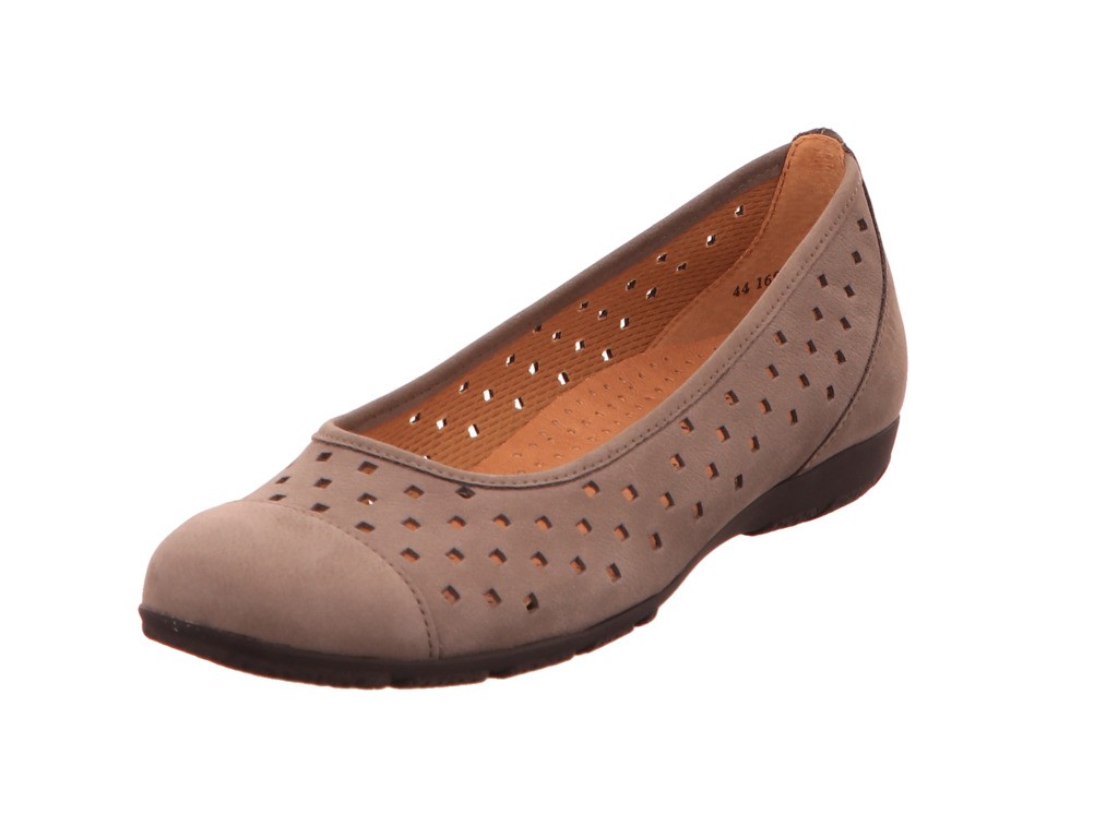 GABOR Ballerinas braun Gabor Fashion sportliche Ballerinas 44.1