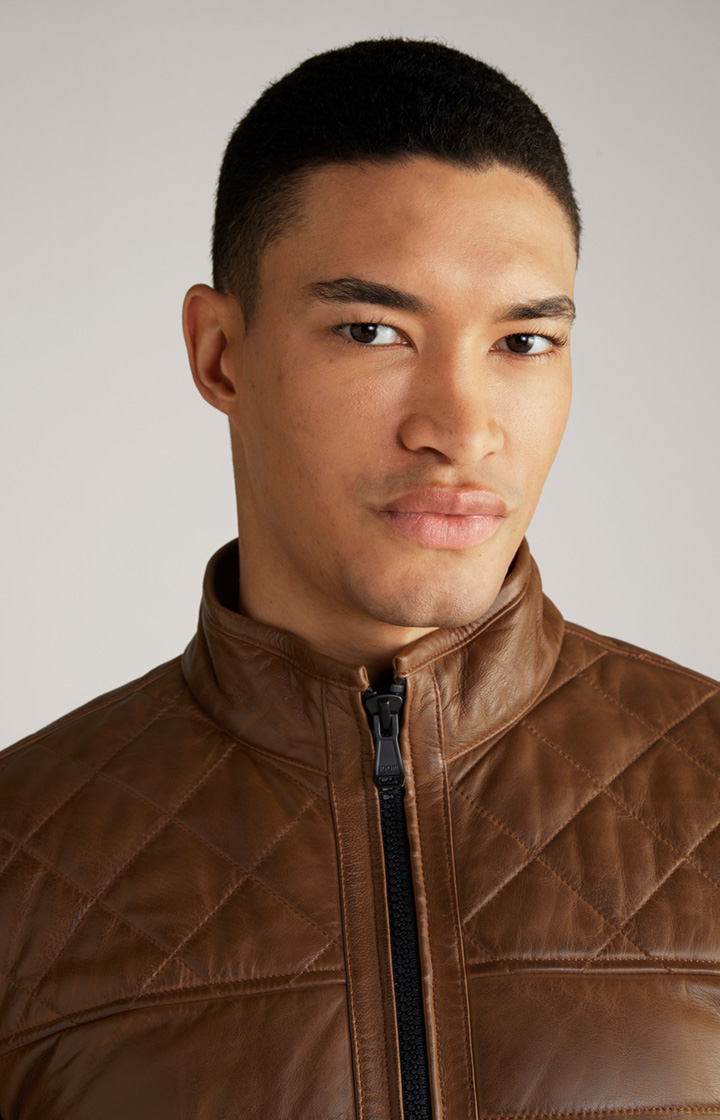 Lederjacke Nonji in Braun