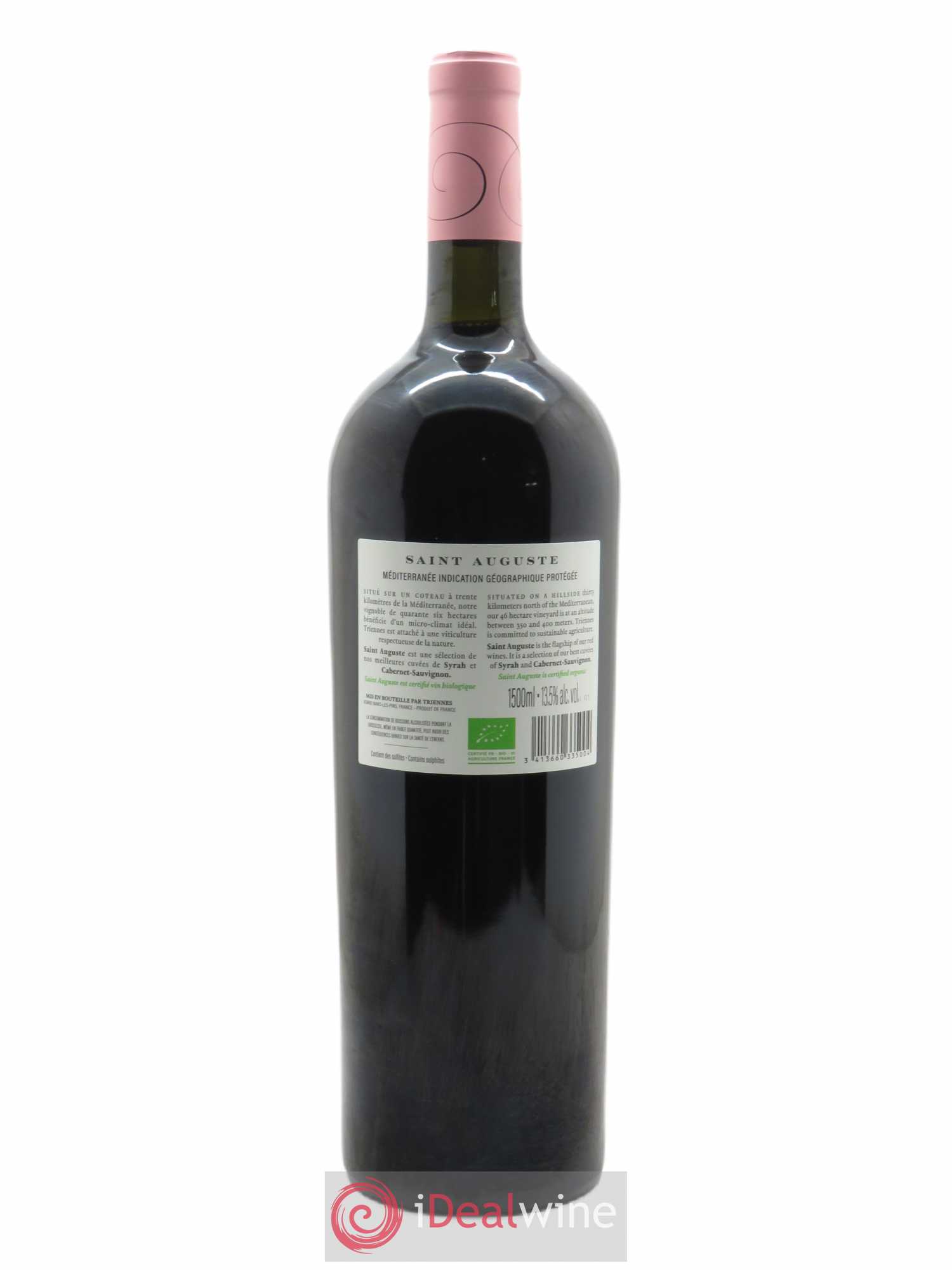 IGP Pays du Var (Vin de Pays du Var) St Auguste Triennes (Domaine)  2018 - Lot de 1 Magnum