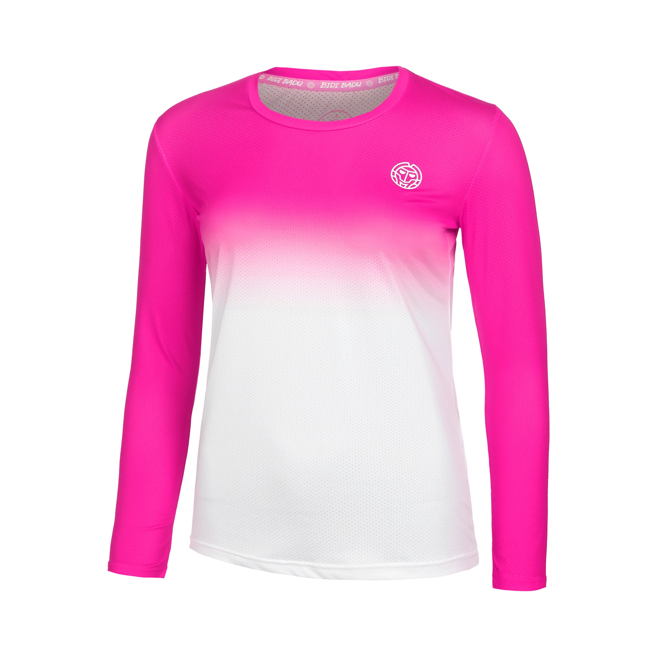 Crew Gradiant Longsleeve Mädchen - Pink, Weiß