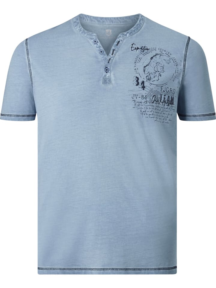 Jan Vanderstorm T-Shirt GODBERT in hellblau günstig kaufen