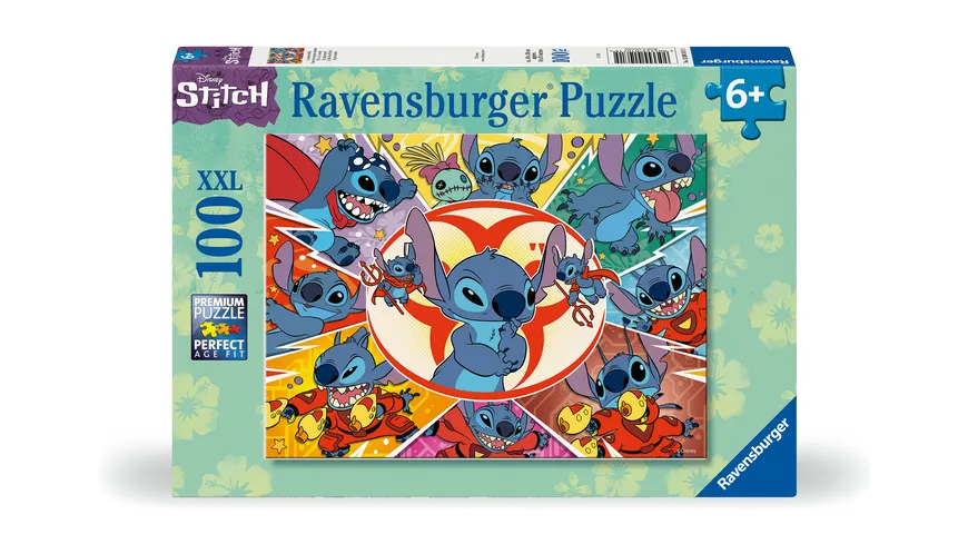 Ravensburger Puzzle -  Stitch - In meiner Welt - 100 Teile