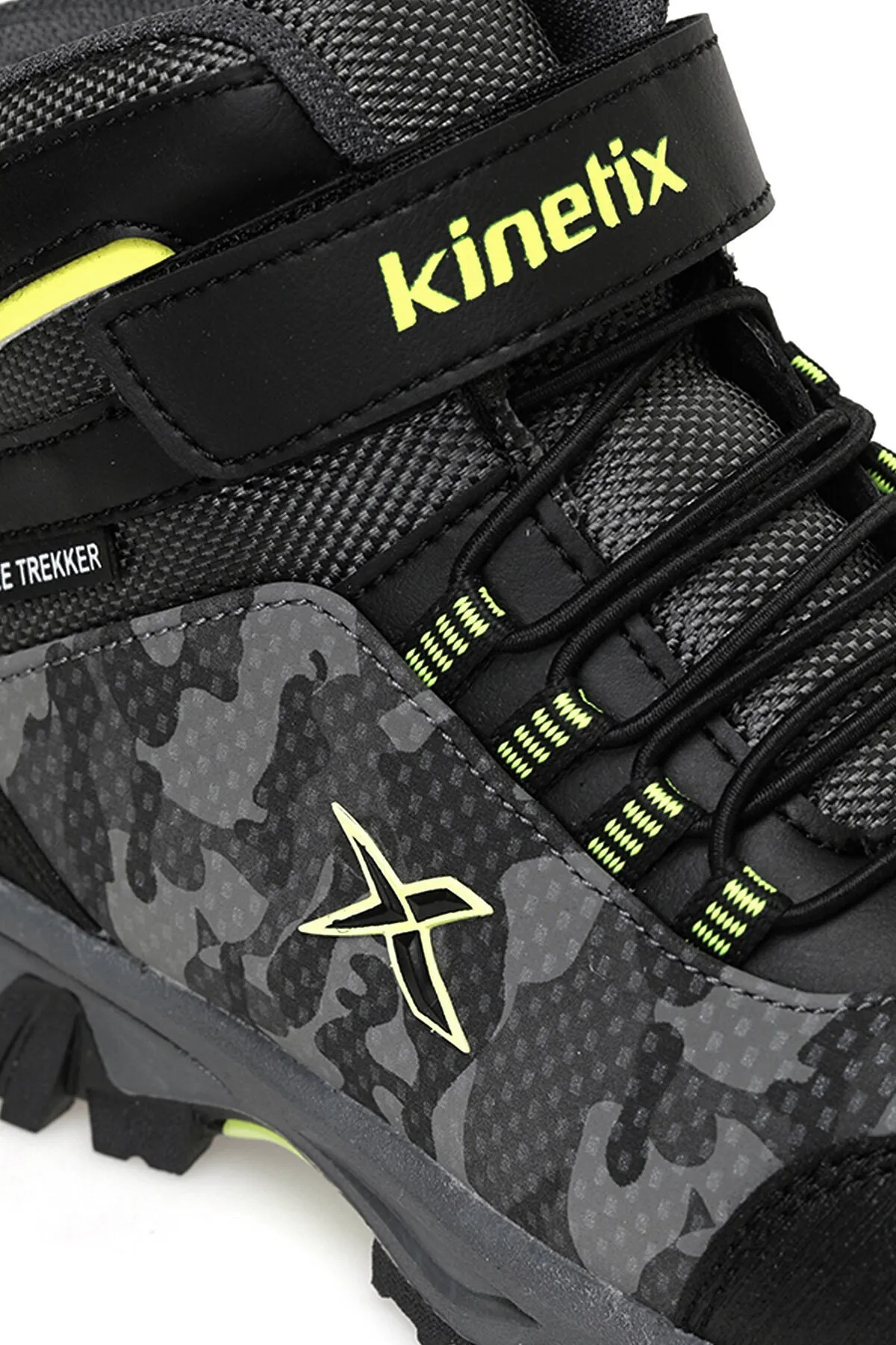 Kinetix  ROHA CAMO 3PR Schwarze Outdoor-Stiefel für Jungen