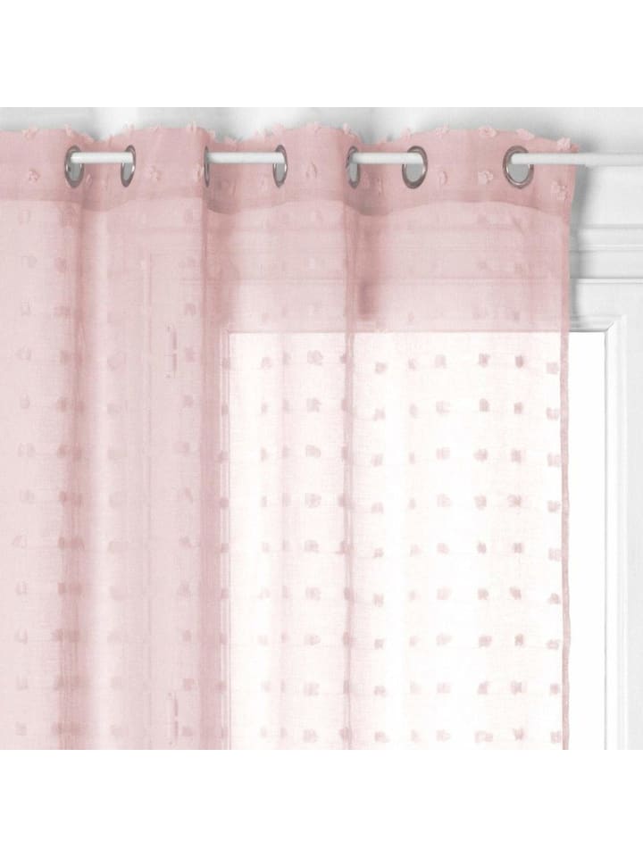 Atmosphera Créateur d'intérieur Gardine in rosa günstig kaufen onesize