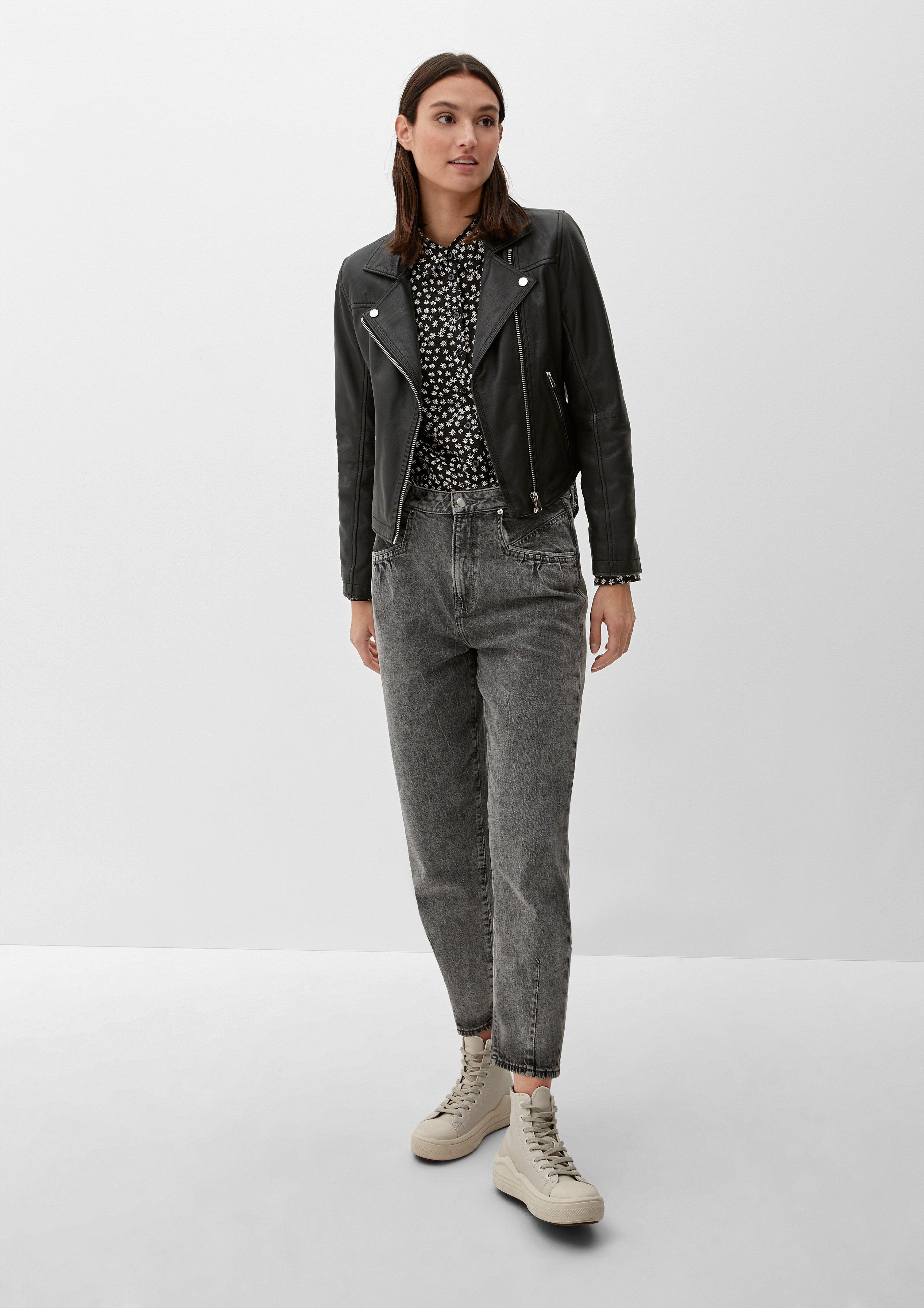 Viskosebluse mit Allovermuster  2126652-99A3