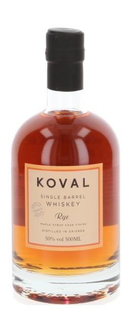 Koval Single Barrel Rye Maple Syrup Cask Finish 0,5 l·50 % vol