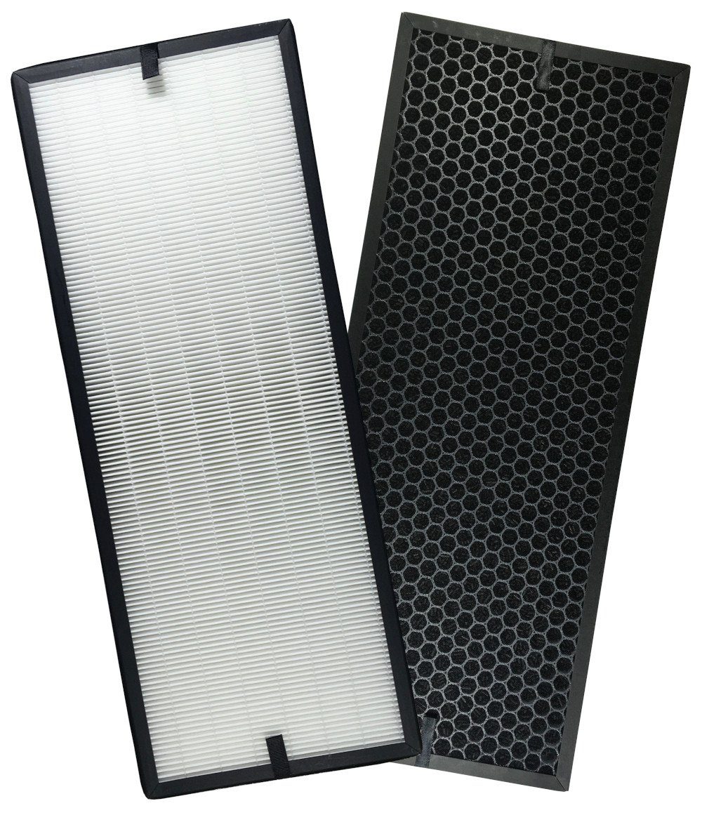 Comedes Filter-Set passend für Rowenta PU6010, PU6020, PU6015, PU6025, PU6040, PU6045, einsetzbar statt Filter Rowenta / Tefal XD6077F0 und XD6061F0