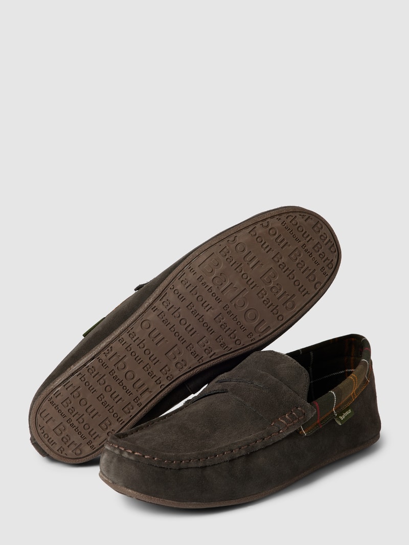 Penny Loafer mit Schaftbrücke Modell 'PORTERFIELD' in dunkelbraun